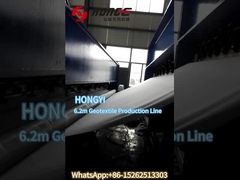 जियोटेक्सटाइल उत्पादन लाइन की कार्य प्रक्रिया क्या है?