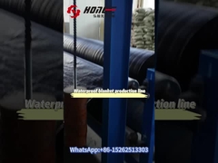 भूसंश्लेषित मिट्टी के आवरण उत्पादन लाइन की कार्यप्रणाली क्या है?