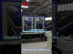 उच्च गति वाली सुई छिद्रण उत्पादन लाइन का उपयोग किसके लिए किया जाता है?