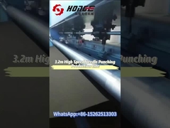 उच्च गति वाली सुई छिद्रण उत्पादन लाइन का उपयोग किसके लिए किया जाता है?