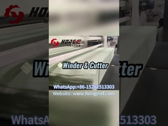 गैर बुना हुआ कपड़े के लिए एक वाइंडर और कटर मशीन क्या है?